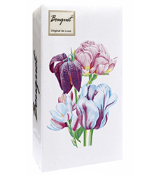 салфетки 2-сл 33х33 АРТ БУКЕТ ЛЮКС Весенний букет /20