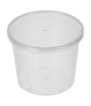 контейнер  500мл "Супница" с прозрач. крышкой d=111/400
