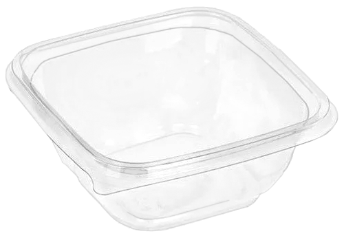 контейнер УЮ С12/12-375 прозрачный ПЭТ (крышка С12/12) КОМПЛЕКТ *