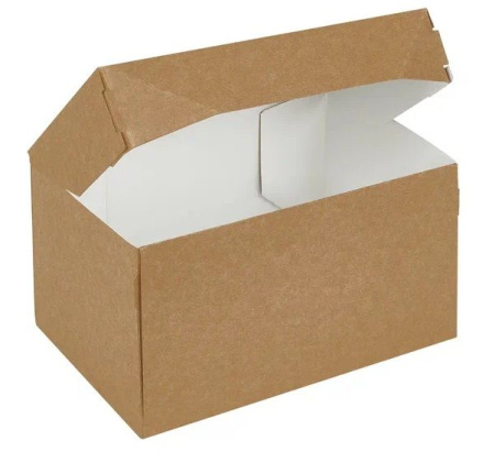 коробка бум. д/пирожных 1200 мл CAKE DoECO/150х100х85/25 шт