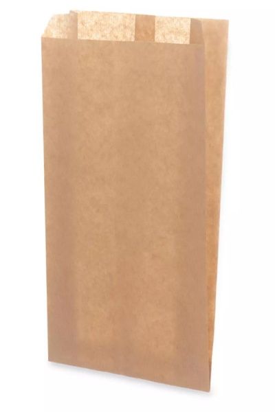 пакет бумажный с V-обр. дном 30х9х4 крафт