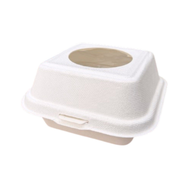 бенто бокс 450мл с круглым окном/50 *