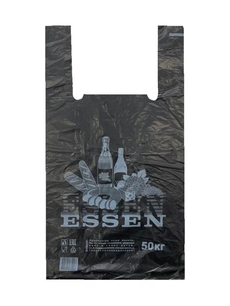 майки 30х55 Essen ПНД черн  25 мкм *