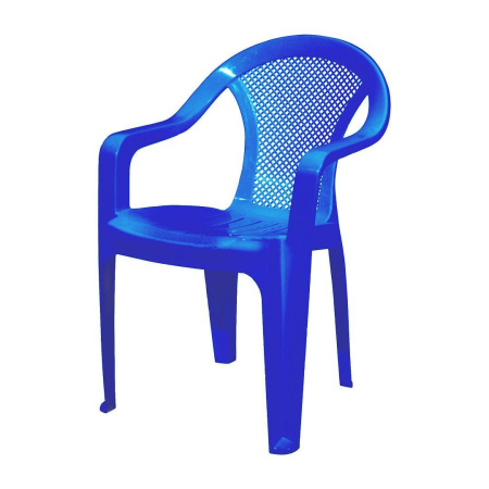 кресло пластиковое синее Румба
