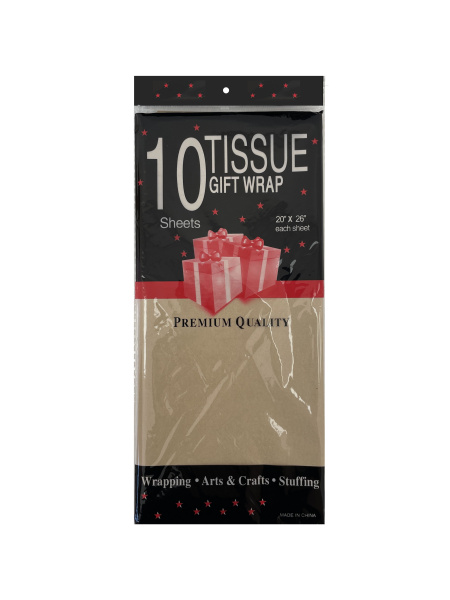 бумага Тишью 50*66 бронзовый /10 *