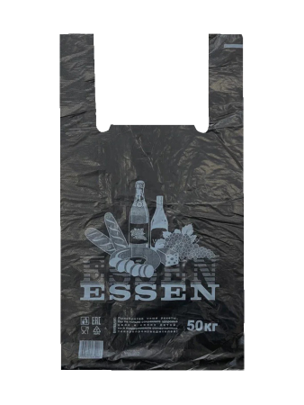 майки 30х55 Essen ПНД черн  25 мкм *