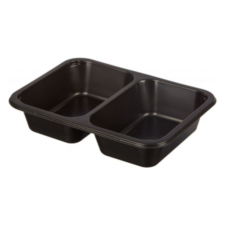 лоток под запайку 187х137х37 черный 2-х секц. 50/50 ЭМ/510 *