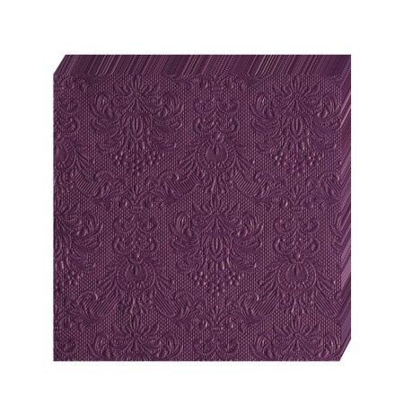 салфетки 3-сл 33х33 БУКЕТ Барокко ягодный/16