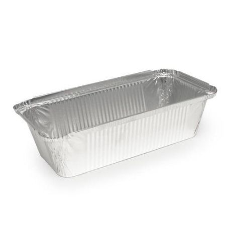 контейнер алюминиевый КОМПЛЕКТ прям. Paterra (217х113 h=53) с крышкой