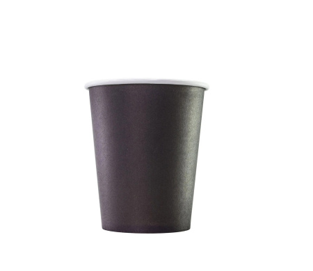 стакан бум. 200 мл Черный Скандипакк