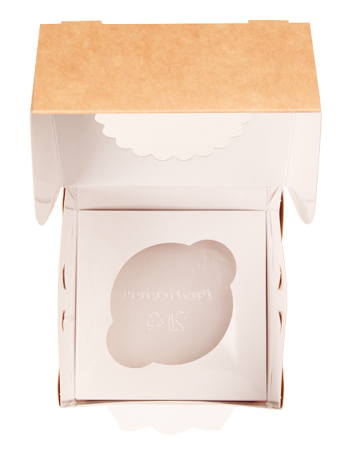 коробка бум. д/маффинов MUF 1 OSQ/100х100х100