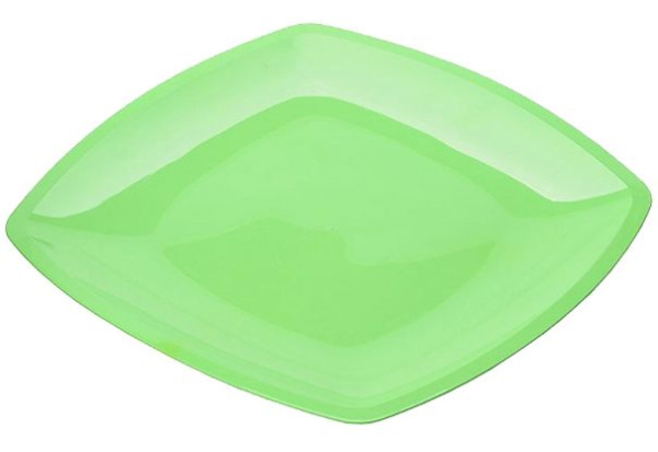 тарелка квадратная ПП 180х180 салатовая/3