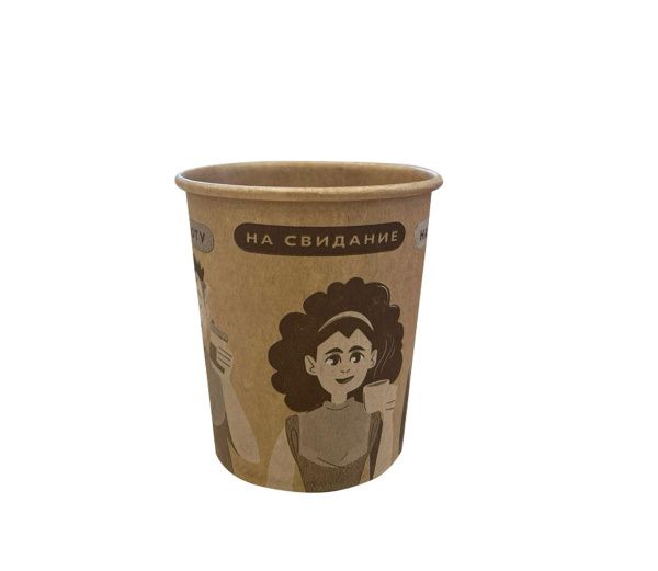 стакан бум. 250 мл Craft Line Всегда с кофе*