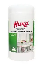 салфетки влажные с антибактериальным эффектом Ника/40шт