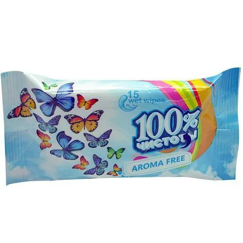 салфетки влажные аромат./15